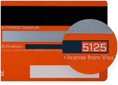 How to activate your card